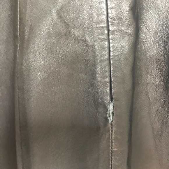 Vintage Styleworks 100% Leather 90’s Bodycon Dress - Picture 6 of 6